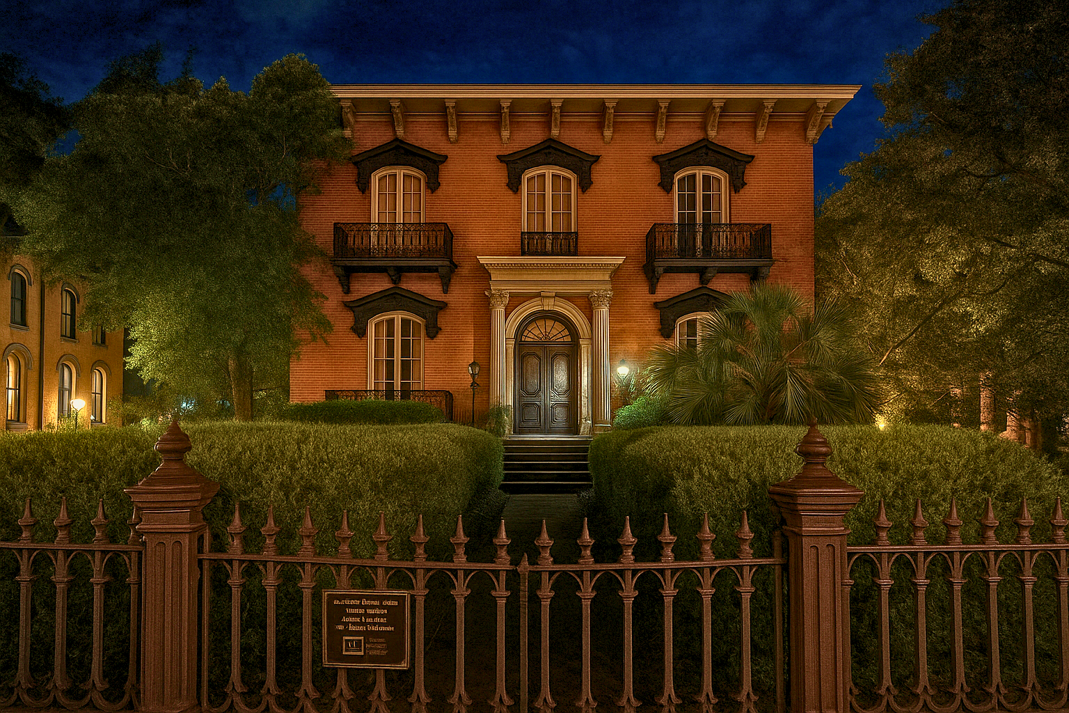 Spirits and Scoundrels Ghost Tour Savannah Tour at night